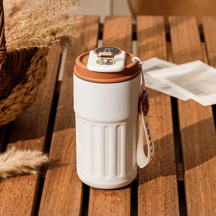 Garrafa Térmica Aço Inoxidável LED Digital 450ml